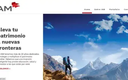 Sitio web de IAM