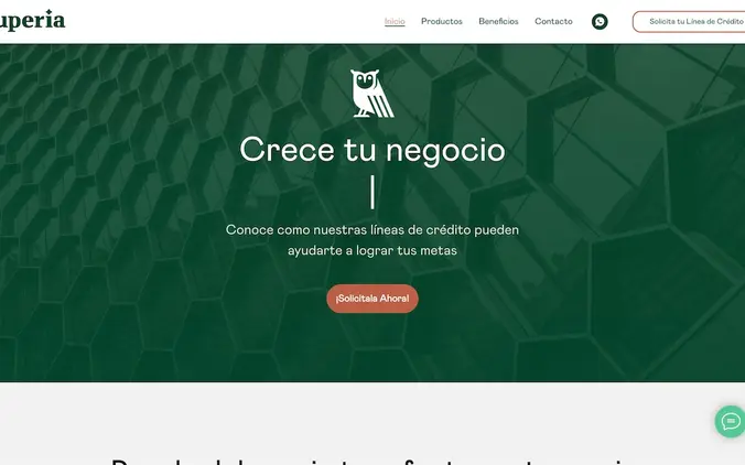 Sitio web de Superia