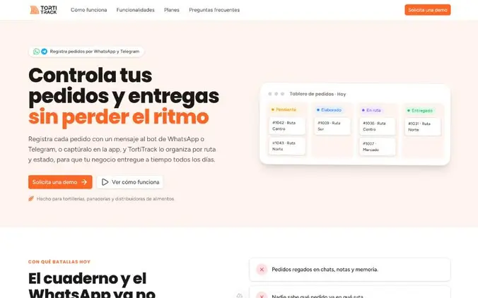 Sitio web de TortiTrack